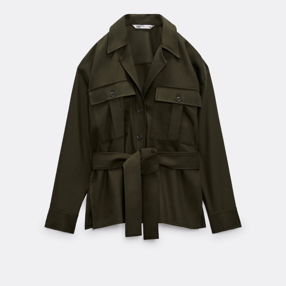 Belted pocket shirt never worn